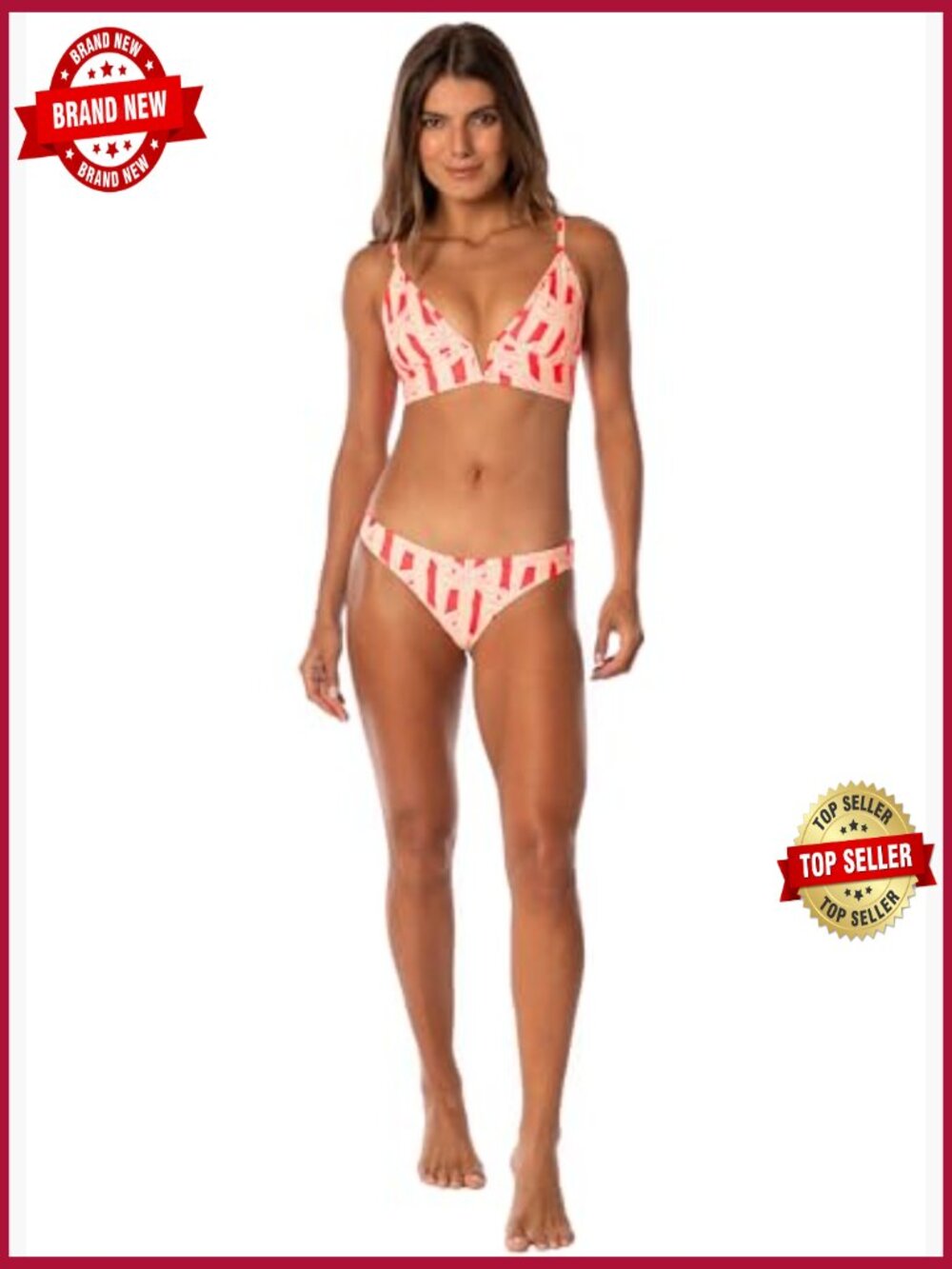 Reversible Bikini Top with Adjustable Straps - Picture 6 of 7